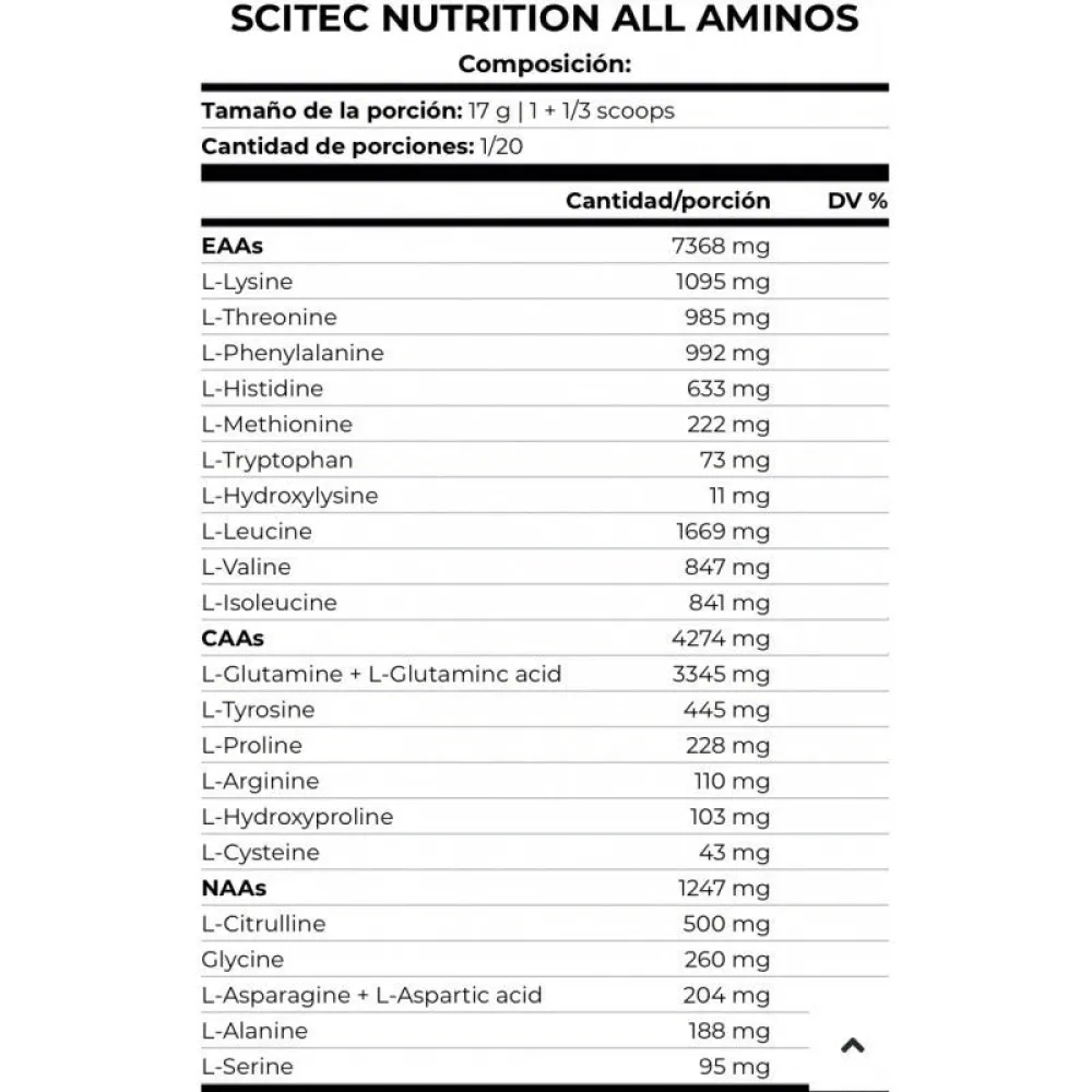 Scitec Nutrition All Aminos Aminoacides 340g Mango Powders 2 Scitec Nutrition All Aminos Aminoacides 340g Mango Powders - Image 2