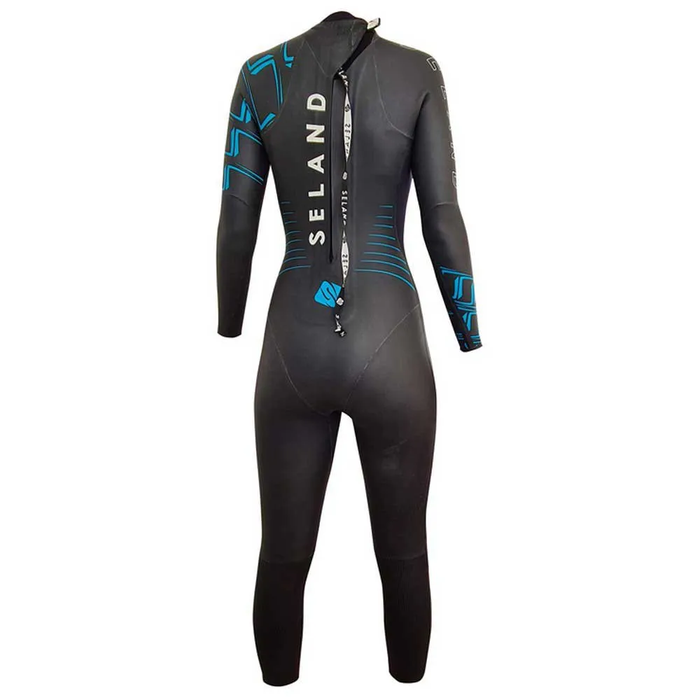 SELAND H.Q. S-40 Triathlon Woman Long Sleeve Neoprene Wetsuit 2 SELAND H.Q. S-40 Triathlon Woman Long Sleeve Neoprene Wetsuit - Image 2