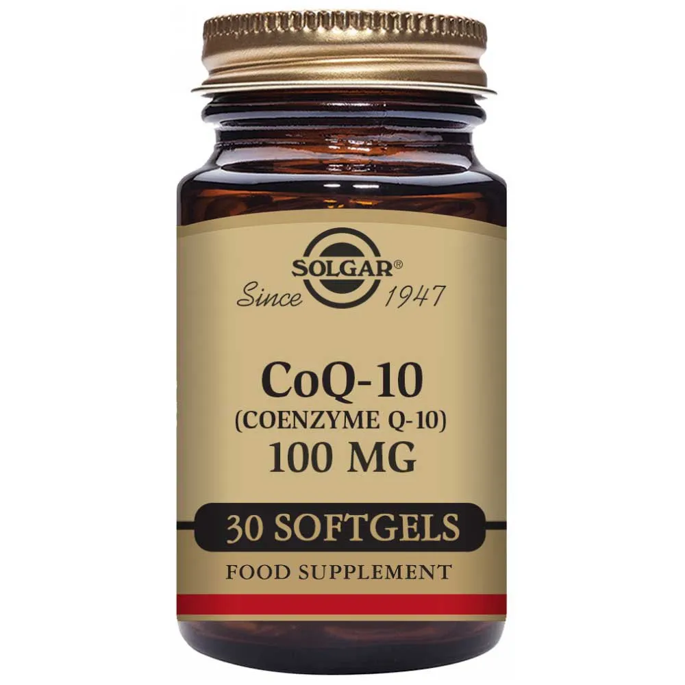 Solgar Coenzyme Q-10 100mgr 30 Units 1 Solgar Coenzyme Q-10 100mgr 30 Units