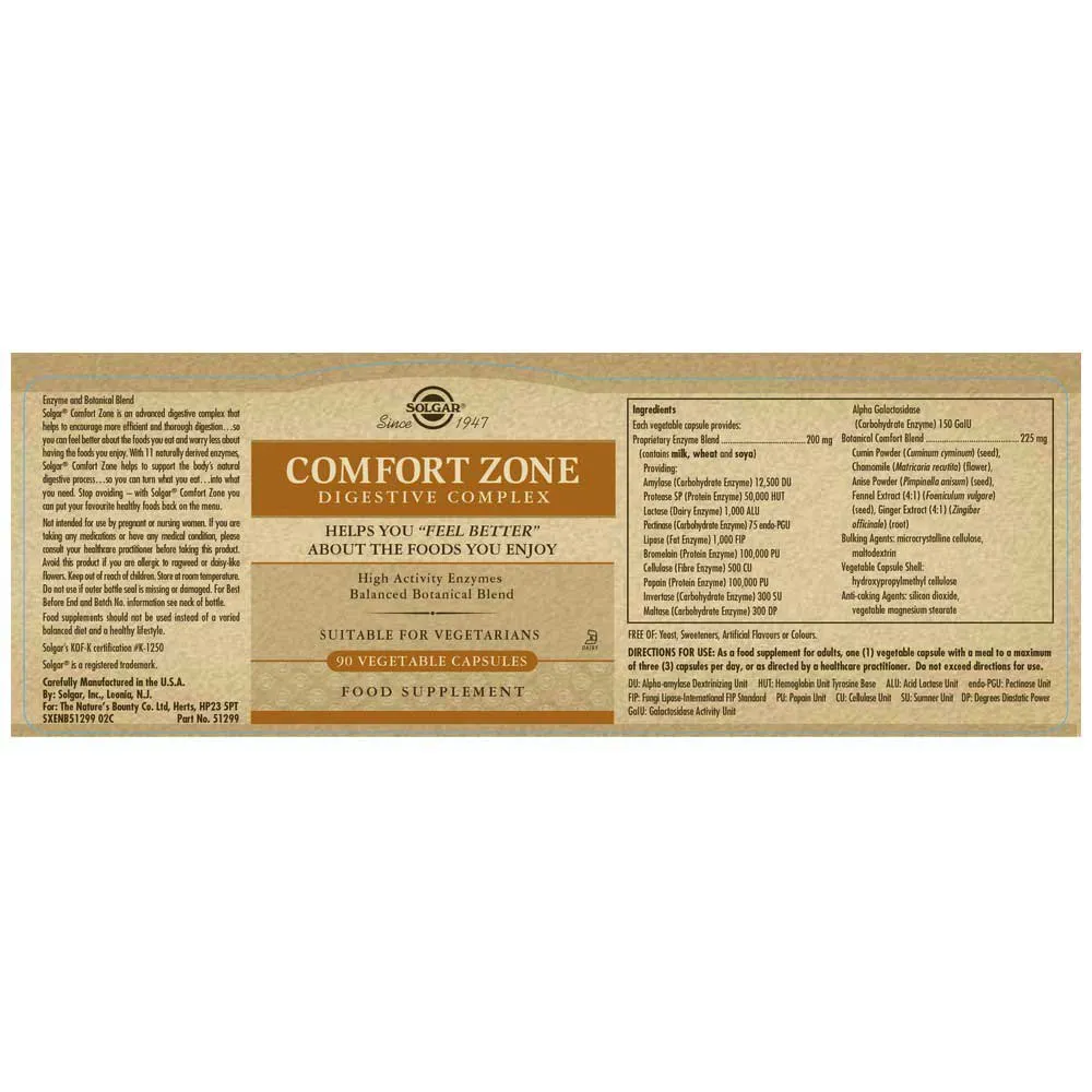 Solgar Comfort Zone 90 Units 2 Solgar Comfort Zone 90 Units - Image 2