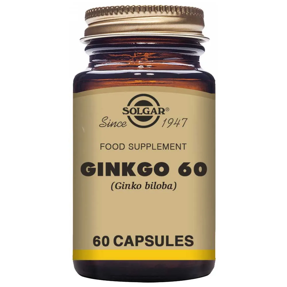 Solgar FP Ginkgo 60 60 Units 1 Solgar FP Ginkgo 60 60 Units