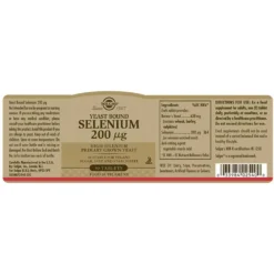 Solgar Selenium 200mcgr Yeast Bound 50 Units 4 Solgar Selenium 200mcgr Yeast Bound 50 Units -Swim Hush Sales Store solgar selenium 200mcgr yeast bound 50 units 1