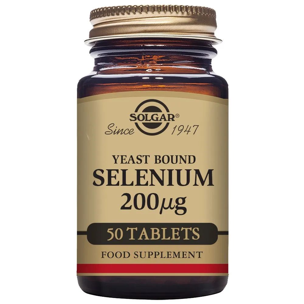 Solgar Selenium 200mcgr Yeast Bound 50 Units 1 Solgar Selenium 200mcgr Yeast Bound 50 Units