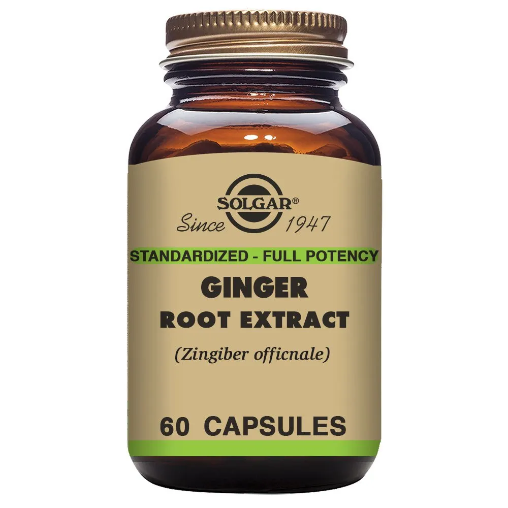 Solgar SFP Ginger Root Extract 60 Units 1 Solgar SFP Ginger Root Extract 60 Units