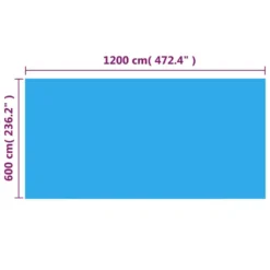 VIDAXL Rectangular Pool Cover 1200x600 Cm 9 VIDAXL Rectangular Pool Cover 1200x600 Cm -Swim Hush Sales Store vidaxl rectangular pool cover 1200x600 cm 4
