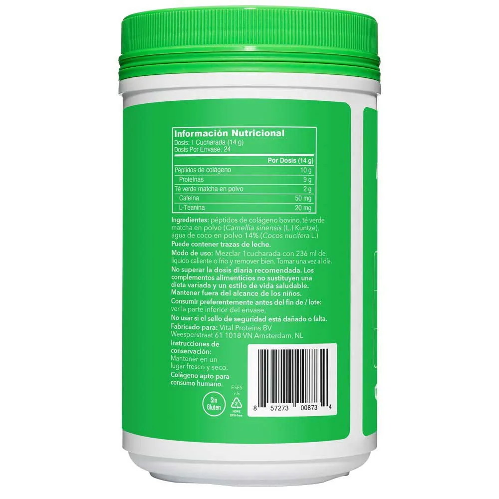Vital Proteins Matcha Collagen 341 Gr Dietary Supplement 2 Vital Proteins Matcha Collagen 341 Gr Dietary Supplement - Image 2