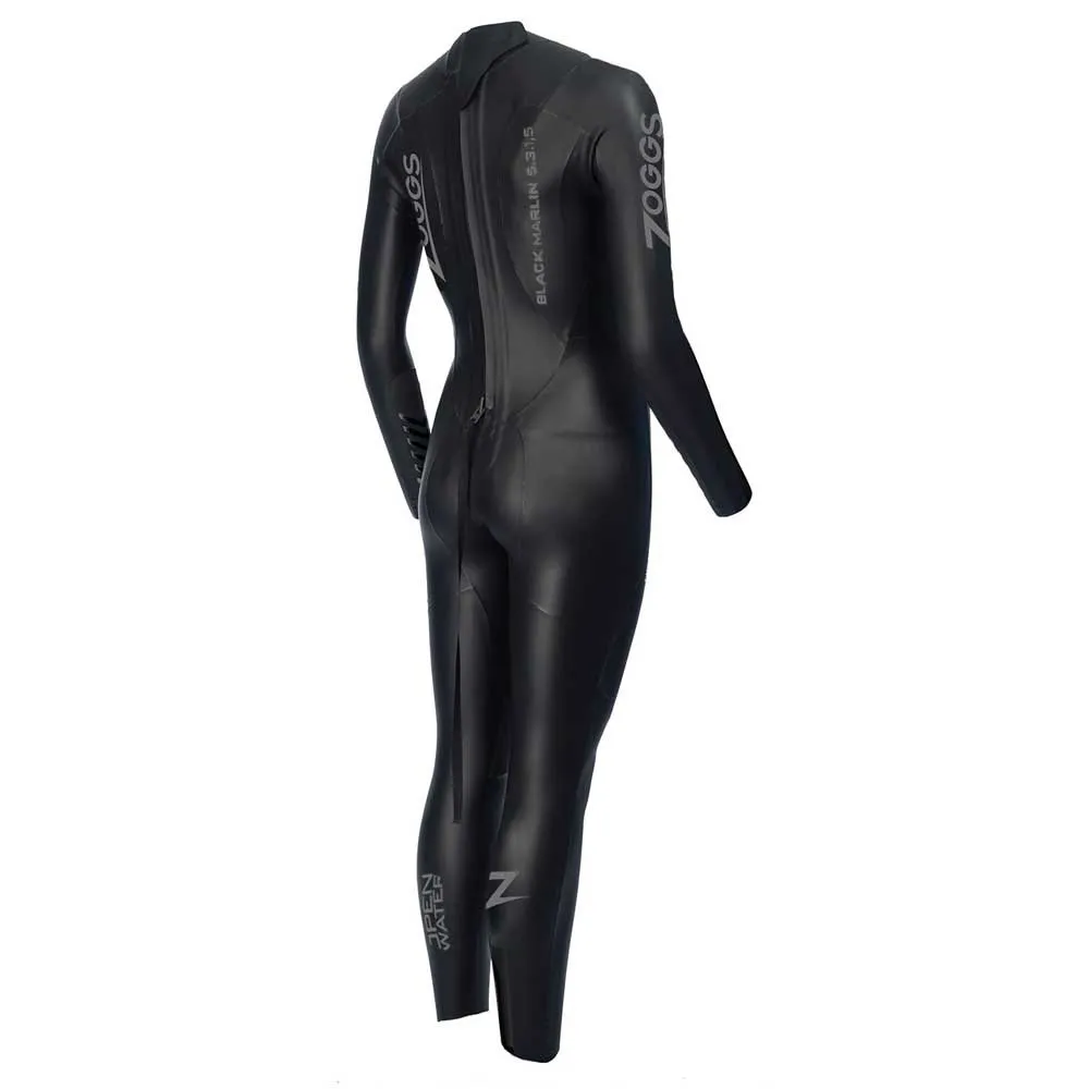 Zoggs Black Marlin Tri-Wetsuit 5/3/1.5 Mm Mm Woman 2 Zoggs Black Marlin Tri-Wetsuit 5/3/1.5 Mm Mm Woman - Image 2